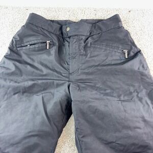 White Sierra Womens L Black Insulated Snow‎ Pants Waterproof Insulated Gorpcore